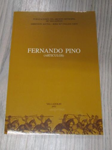 Portada del libro de FERNANDO PINO (ARTICULOS)
