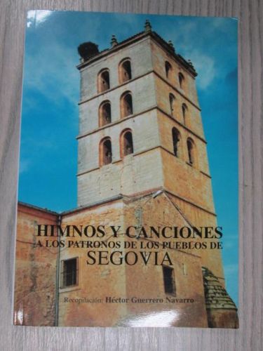 Portada del libro de himnos y canciones a los patronos de los pueblos de Segovia