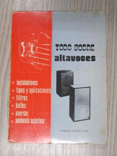 Portada del libro de TODO SOBRE ALTAVOCES