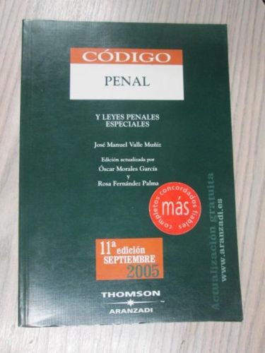 Portada del libro de CODIGO PENAL Y LEYES PENALES ESPECIALES