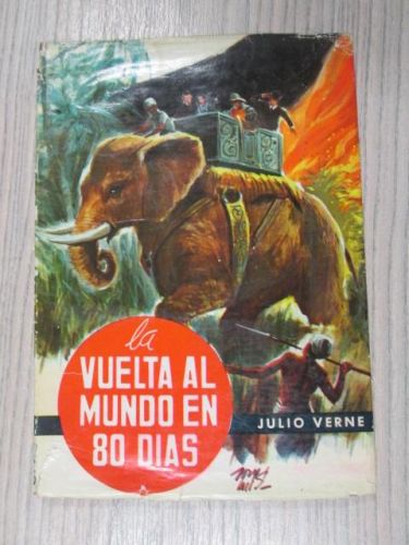 Portada del libro de VUELTA AL MUNDO EN 80 DIAS