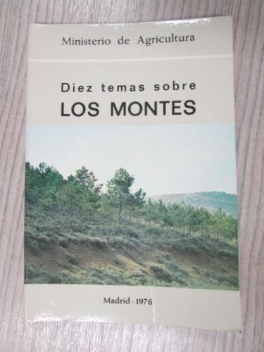 Portada del libro de DIEZ TEMAS SOBRE LOS MONTES