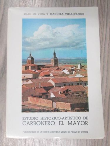 Portada del libro de ESTUDIO HISTORICO-ARTISTICO DE CARBONERO EL MAYOR