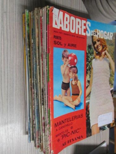Portada del libro de LOTE DE 25 REVISTAS LABORES DEL HOGAR