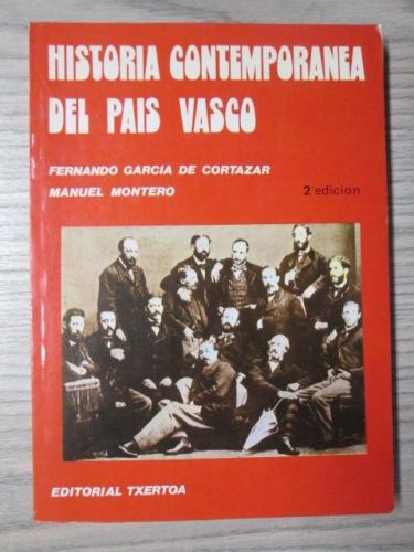 Portada del libro de HISTORIA CONTEMPORANEA DEL PAIS VASCO