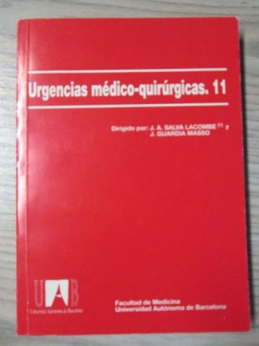 Portada del libro de URGENCIAS MÉDICO-QUIRURGICAS. 11