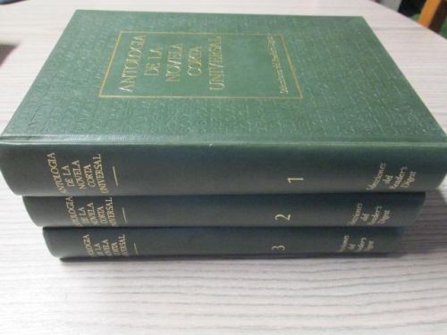 Portada del libro de ANTOLOGIA DE LA NOVELA CORTA UNIVERSAL. TOMOS I, II Y III