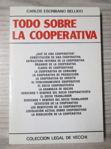 Portada del libro de TODO SOBRE LA COOPERATIVA