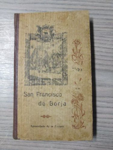 Portada del libro de VIDA DE SAN FRANCISCO DE BORJA