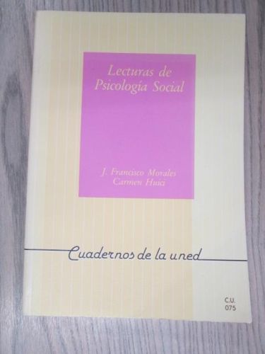 Portada del libro de LECTURAS DE PSICOLOGÍA SOCIAL