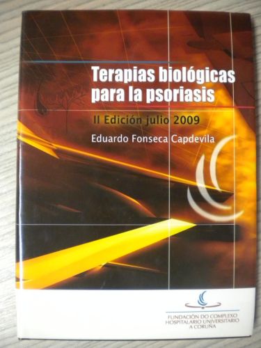Portada del libro de TERAPIAS BIOLÓGiAS PARA LA PSIORIASIS.