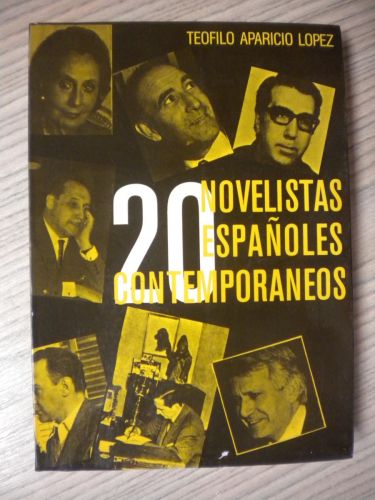 Portada del libro de 20 NOVELISTAS ESPAÑOLES CONTEMPORANEOS