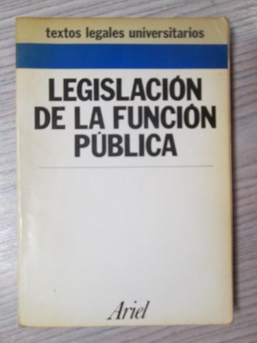Portada del libro de LEGISLACIÓN DE LA FUNCIÓN PÚBLICA