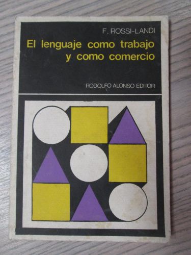 Portada del libro de EL LENGUAJE COMO TRABAJO Y COMO COMERCIO