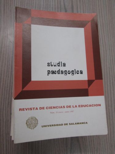 Portada del libro de STUDIA PAEDAGOGICA.