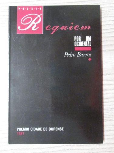Portada del libro de REQUIEM POR UN OCCIDENTAL. PREMIO CIUDADE DE ORENSE 1987