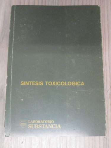 Portada del libro de SÍNTESIS TOXICOLÓGICA