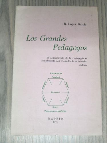 Portada del libro de LOS GRANDES PEDAGOGOS.