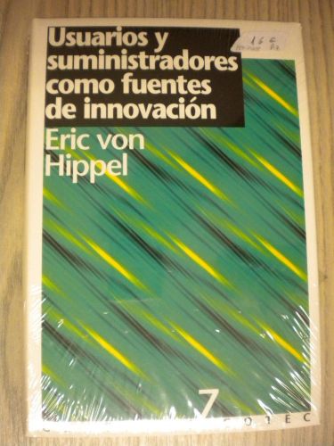 Portada del libro de USUARIOS Y SUMINISTRADORES COMO FUENTES DE INNOVACIÓN