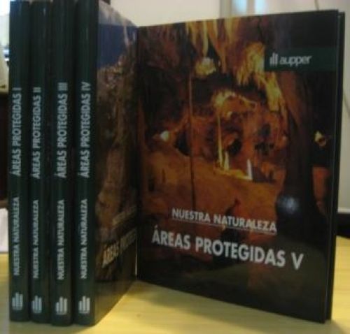 Portada del libro de NUESTRA NATURALEZA- ÁREAS PROTEGIDAS I-V