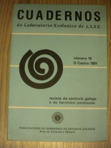 Portada del libro de CUADEROS DO LABORATORIO XEOLOXICO DE LAXE 16. 1991