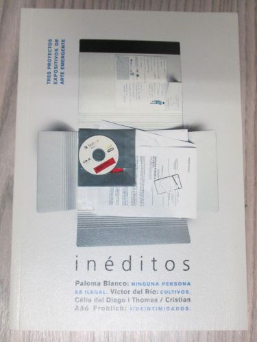 Portada del libro de INÉDITOS. Tres Proyectos Expositivos del Arte Emergente