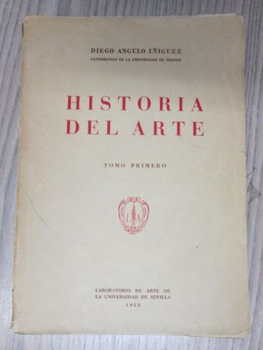 Portada del libro de HISTORIA DE ARTE TOMO PRIMERO.