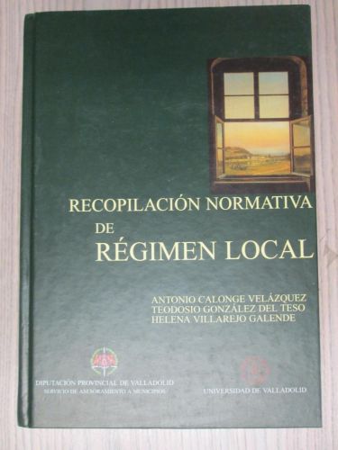 Portada del libro de RECOPILACIÓN NORMATIVA DE RÉGIMEN LOCAL.