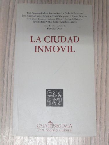 Portada del libro de LA CIUDAD INMÓVIL