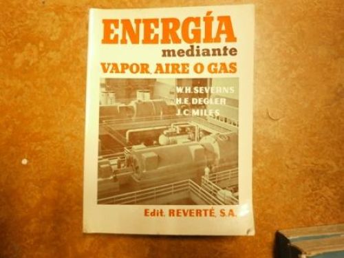 Portada del libro de ENERGÍA MEDIANTE VAPOR, AIRE O GAS