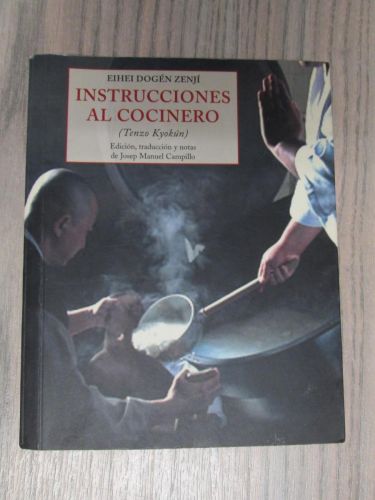 Portada del libro de INSTRUCCIONES AL COCINERO (Tenzo Kyokún)