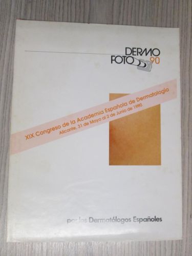 Portada del libro de DERMO FOTO 90. XIX Congreso de la Academia Española de Dematología. Alicante, 31 de Mayo al 2 de Junio...