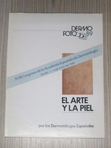 Portada del libro de DERMO FOTO 89. XVIII Congreso de la Acaemia Española de Dematología. Sevilla, 1-3 de Junio de 1989....