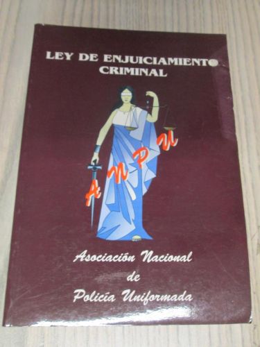 Portada del libro de LEY DE ENJUICIAMIENTO CRIMINAL. Asociación Nacional de Policía Uniformada