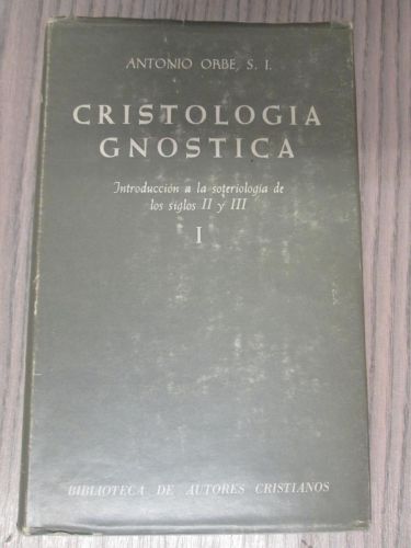 Portada del libro de CRISTOLOGIA GNOSTICA