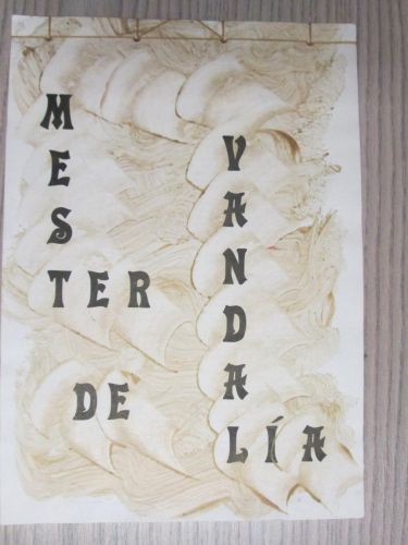 Portada del libro de MESTER DE VANDALÍA