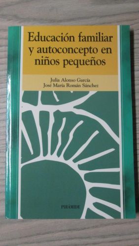 Portada del libro de EDUCACIÓN FAMILIAR Y AUTOCONCEPTO EN NIÑOS PEQUEÑOS