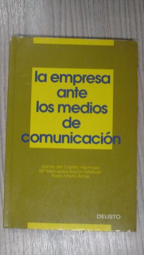 Portada del libro de LA EMPRESA ANTE LOS MEDIOS DE COMUNICACIÓN