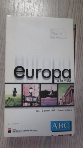 Portada del libro de EUROPA A LA VISTA. LOS 15 PAISES DE LA UNIÓN EUROPEA
