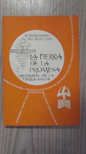 Portada del libro de LA TIERRA PROMETIDA. Geografía de Tierra Santa