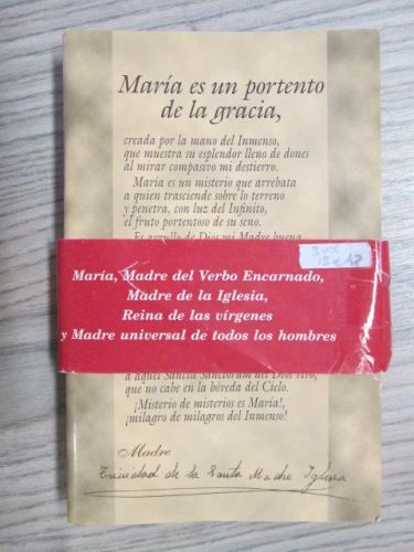 Portada del libro de MARÍA ES UN PORTENTO DE LA GRACIA y otros dos
