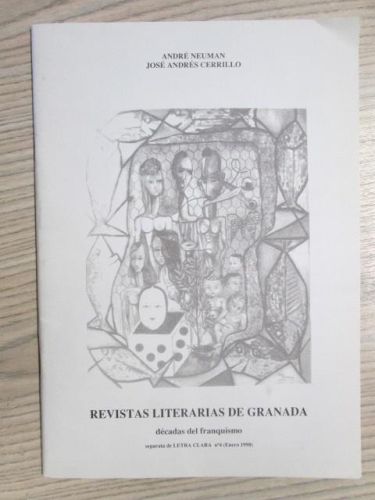 Portada del libro de REVISTAS LITERARIAS DE GRANADA, décadas del franquismo