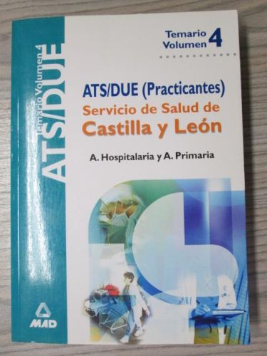 Portada del libro de ATS / DUE (PRACTICANTES) SACYL VOLUMEN 4