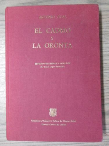 Portada del libro de EL CADMO Y LA ORONTA