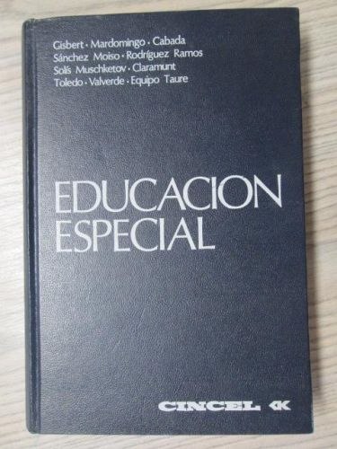 Portada del libro de BIBLIOTECA DE PSICOLOGÍA Y EDUCACIÓN, Nº 8. Serie: Educación Especial