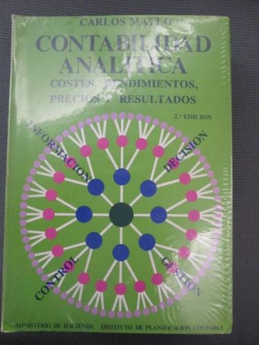 Portada del libro de CONTABILIDAD ANALITICA. Costes, rendimientos y resultados