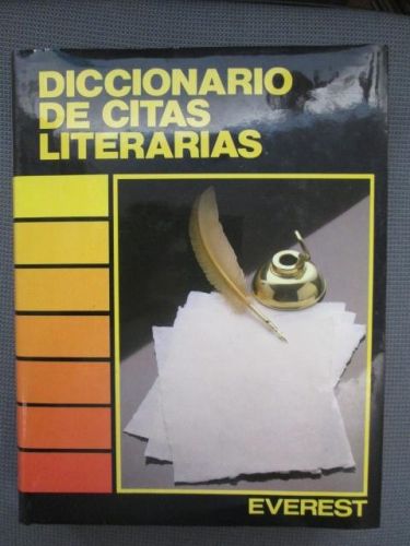 Portada del libro de DICCIONARIO DE CITAS LITERARIAS