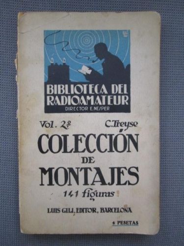 Portada del libro de COLECCIÓN DE MONTAJES. 141 FIGURAS. BIBLIOTECA DEL RADIOAMATEUR VOL 2º