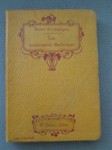 Portada del libro de LOS ASCENSORES MODERNOS