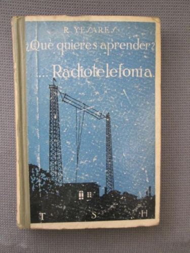 Portada del libro de ¿QUÉ QUIERES APRENDER? … RADIOTELEFONÍA